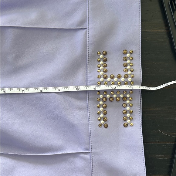 Elisabetta Franchi Faux Leather Trousers – Size 40 - Picture 12 of 14